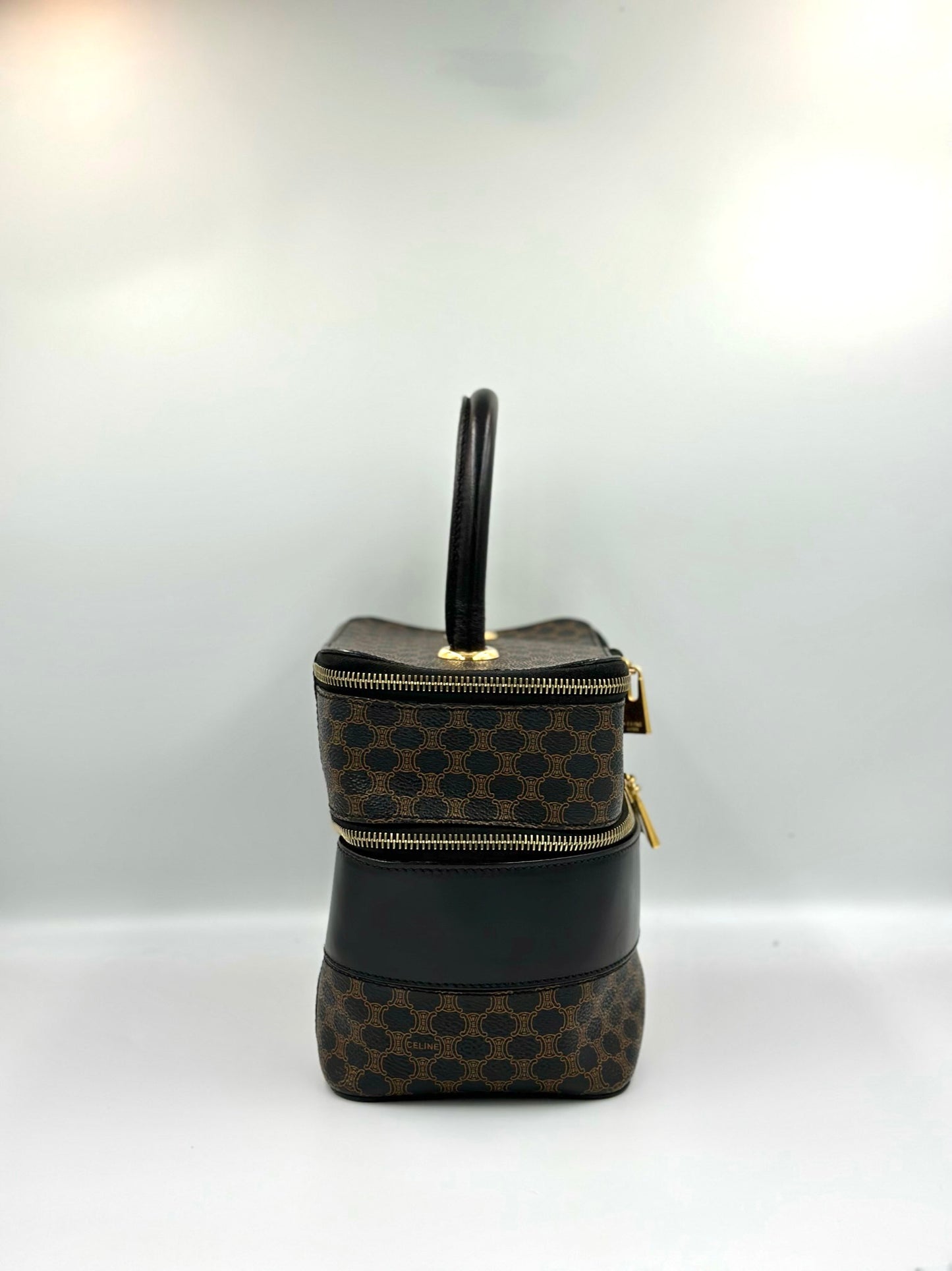 Celine 黑花雙層盒子 / Rank SA