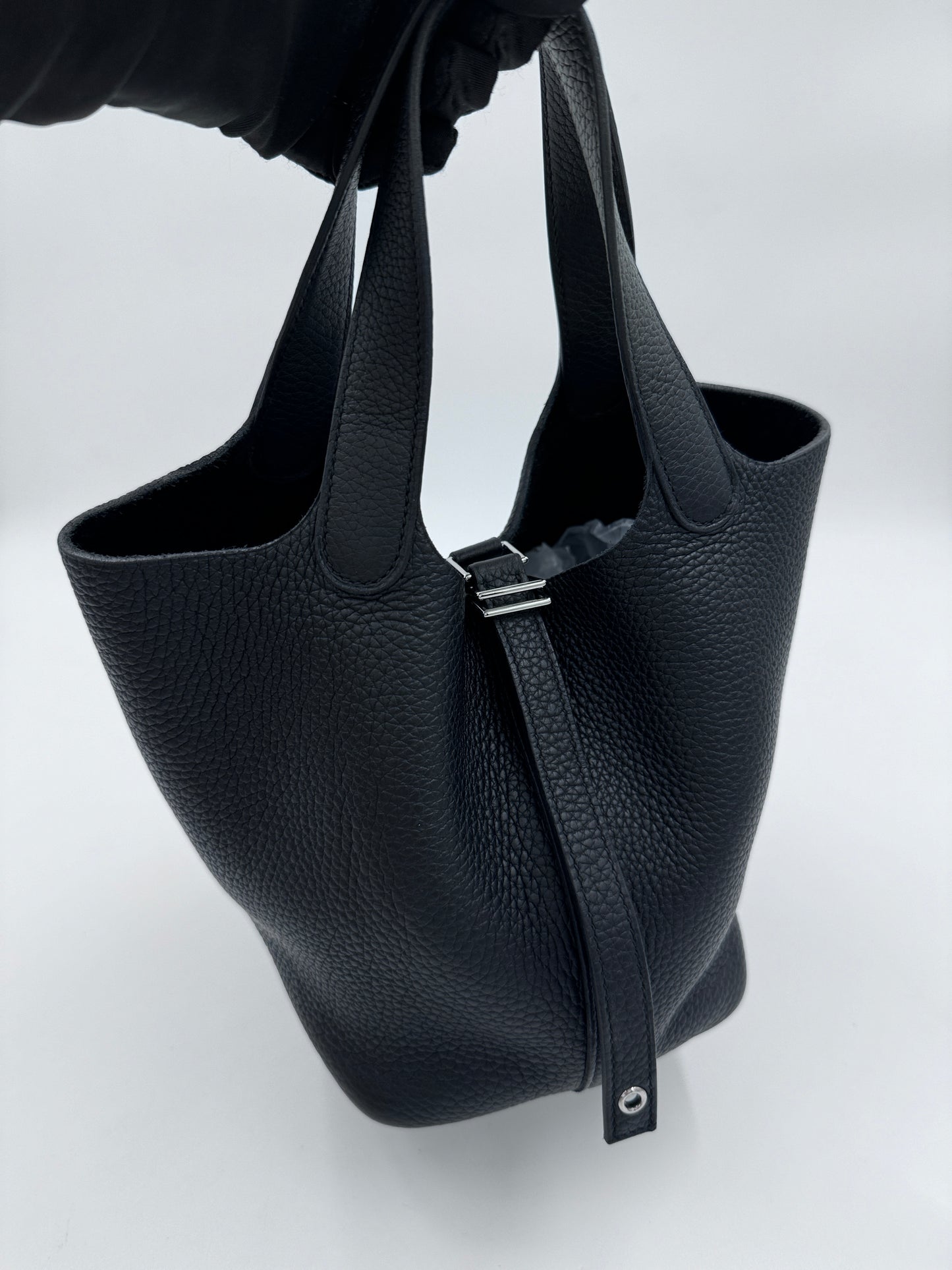 Hermès Picotin 18cm  Black 黑銀菜籃子 / Rank SA 24072103