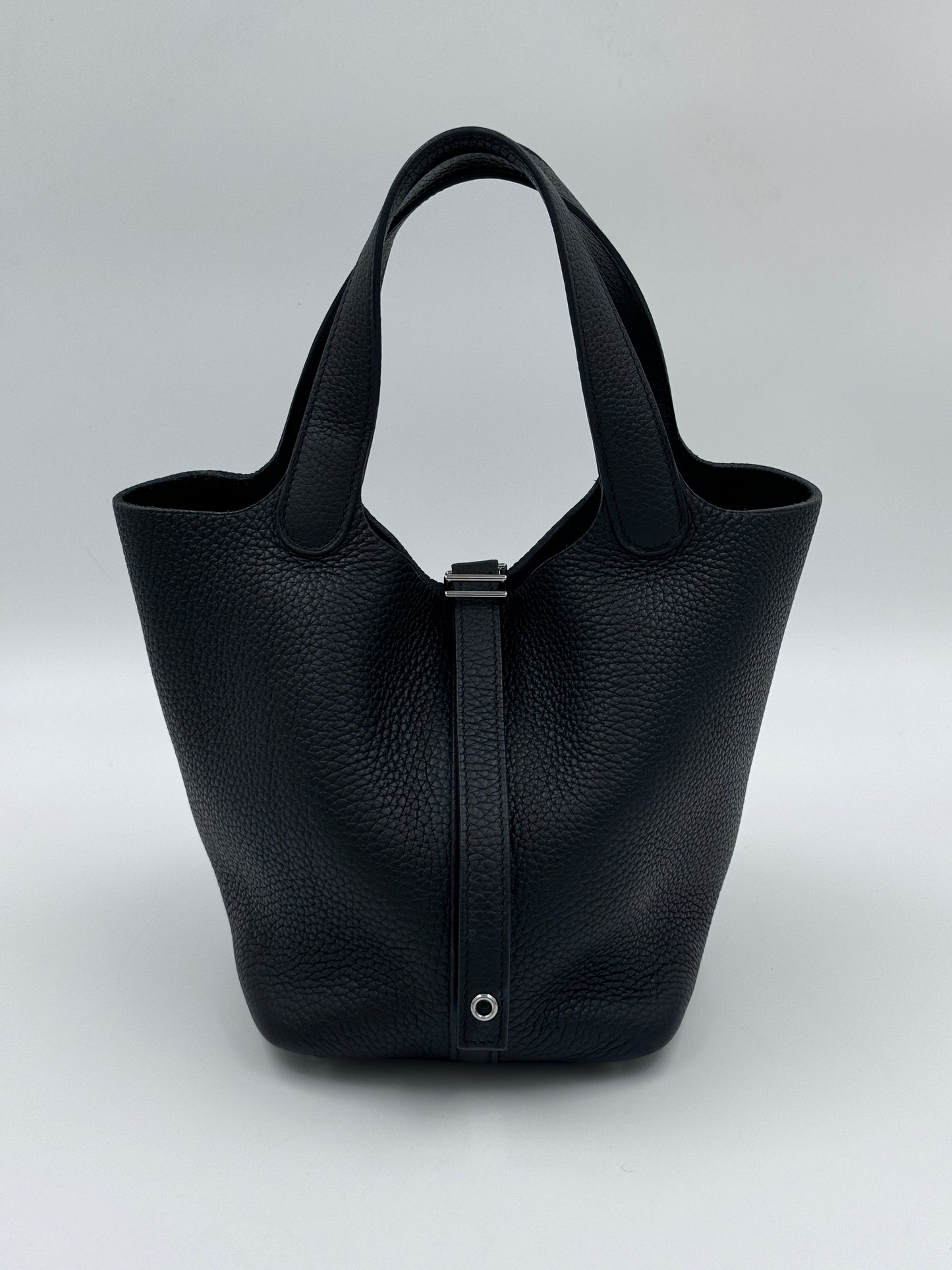 Hermès Picotin 18cm  Black 黑銀菜籃子 / Rank SA 24072103
