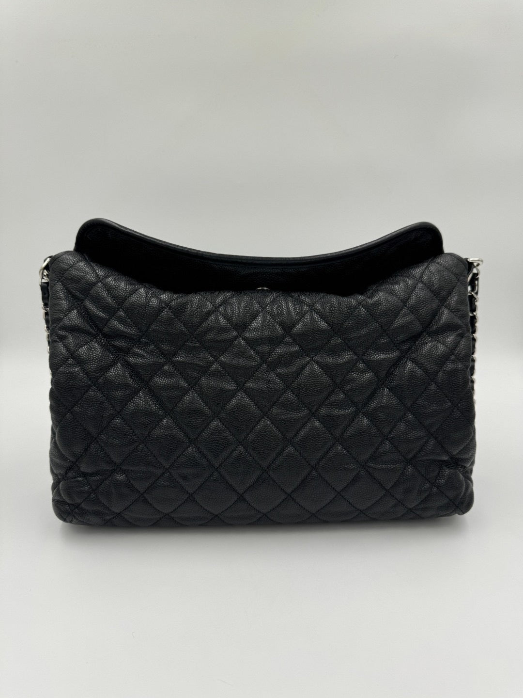 Chanel hobo 機場包 MM  black 黑色 / Rank A 24072113