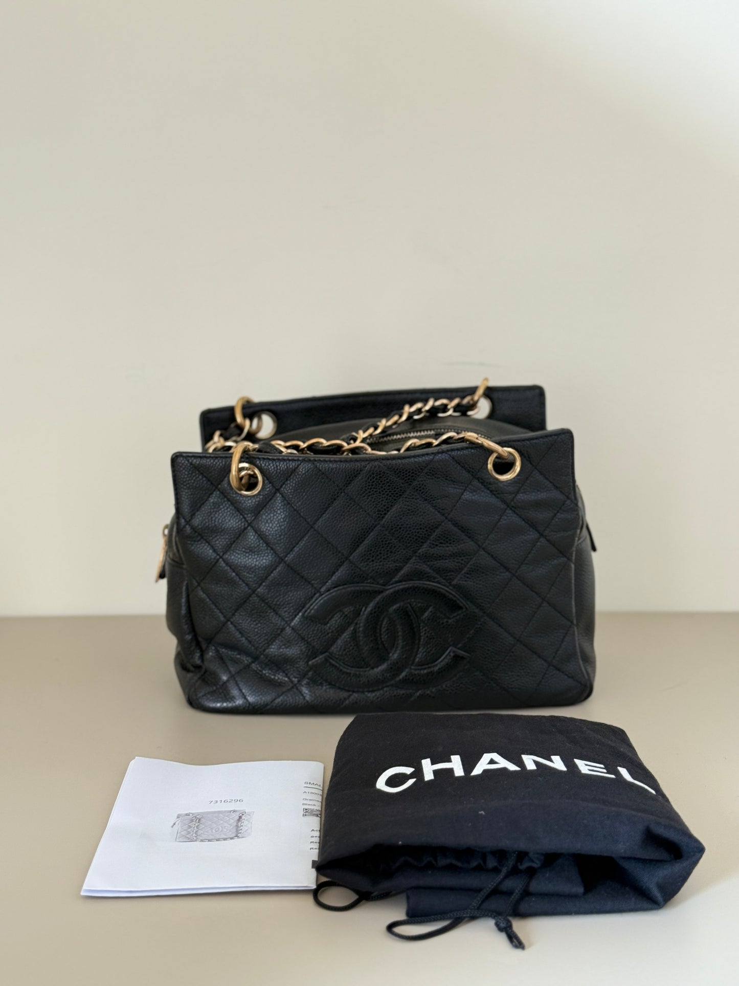 Chanel ppt bag 黑金荔枝皮/ Rank SA 25061002