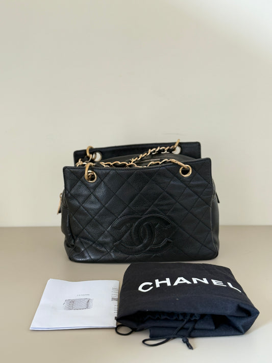 Chanel ppt bag 黑金荔枝皮/ Rank SA 25061002