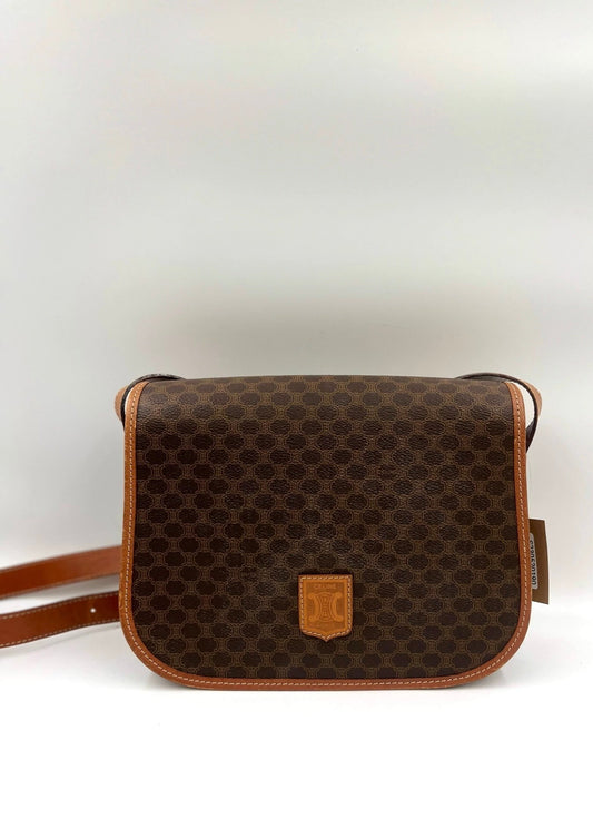 Celine 焦糖色凱旋門馬鞍包