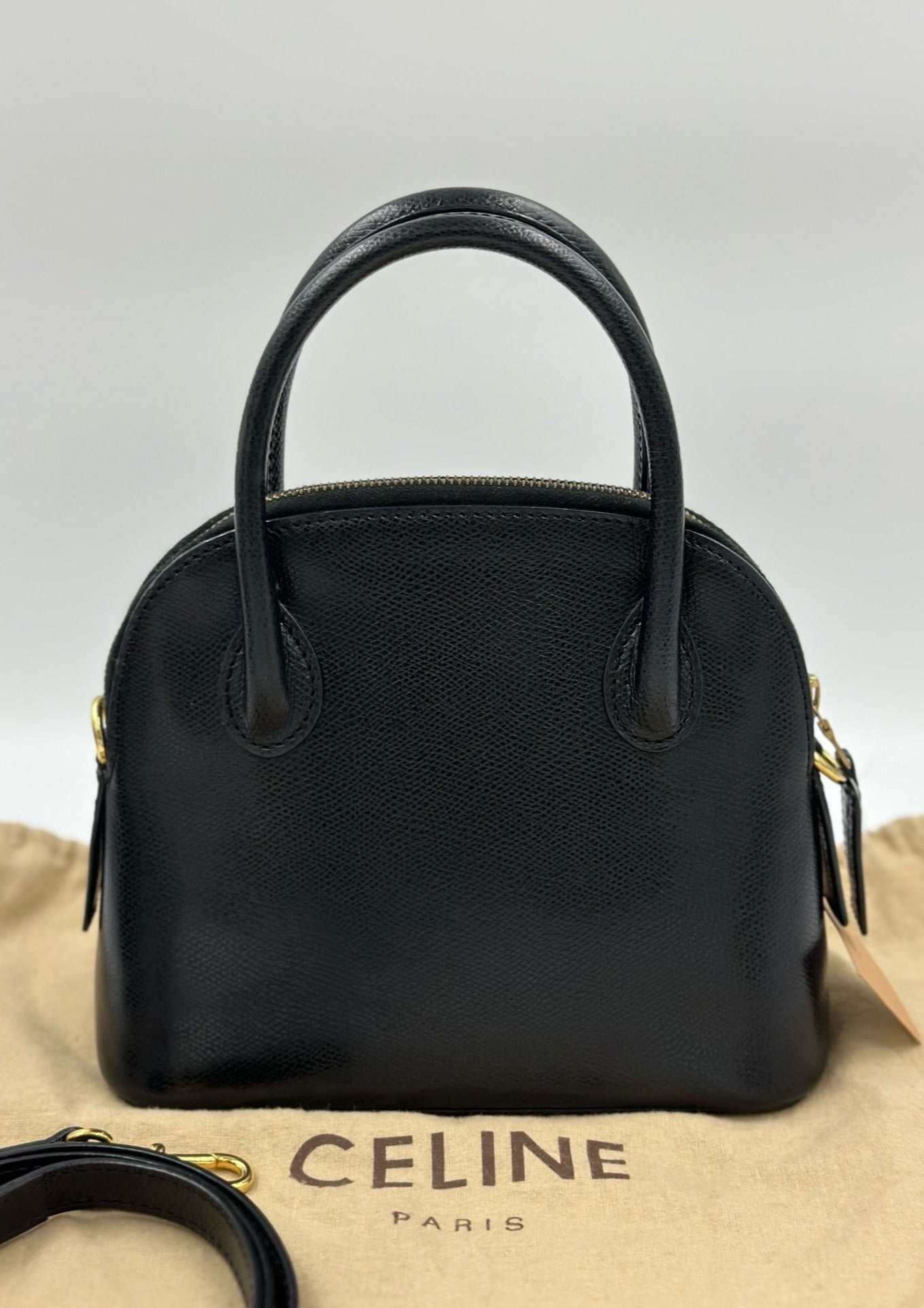 Celine 黑色手提包/Rank SA