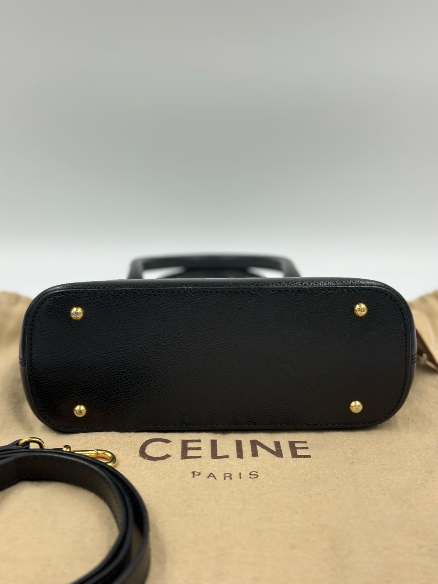 Celine 黑色手提包/Rank SA