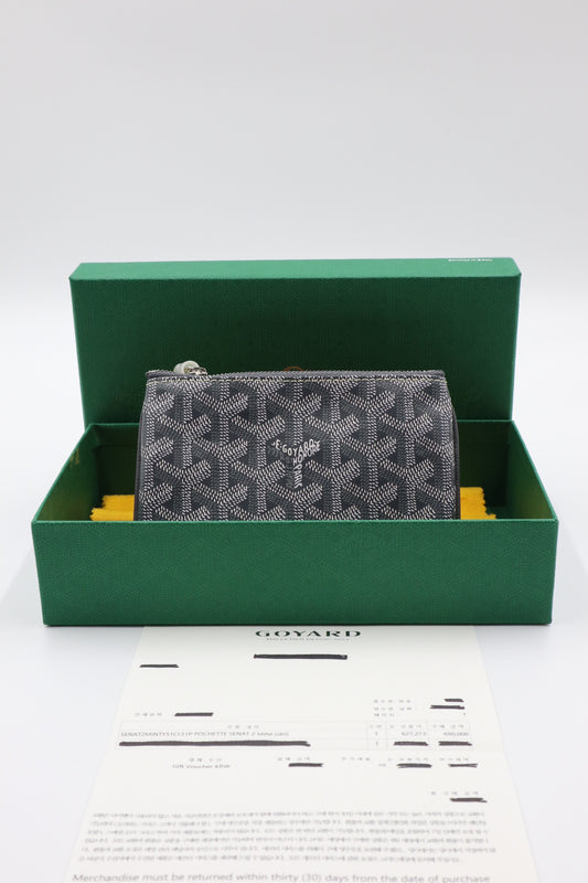 Goyard Mini Case 一字卡包 灰色 / Rank N 全新 預購