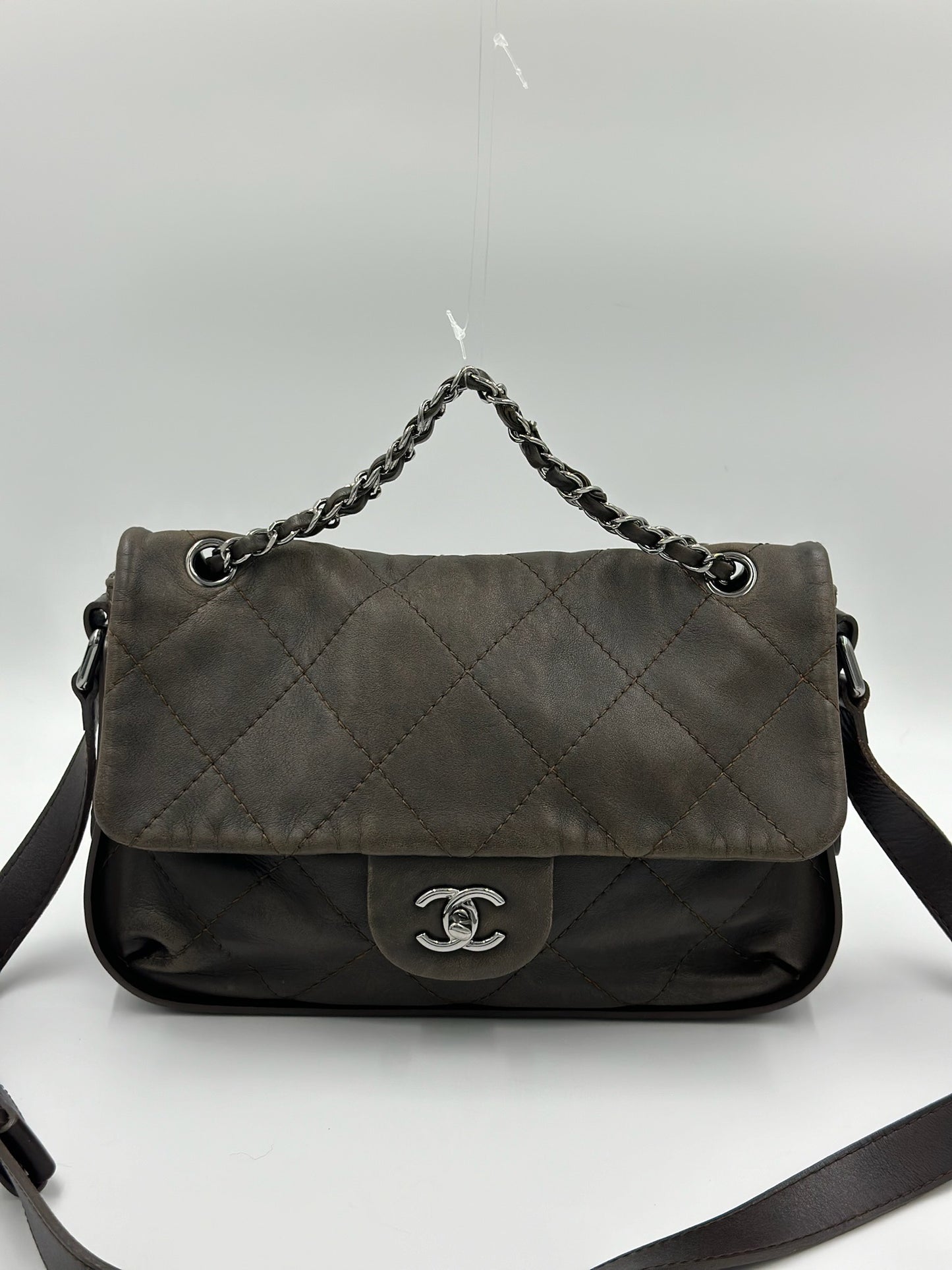 Chanel Shouder Bag Brown / Rank AB