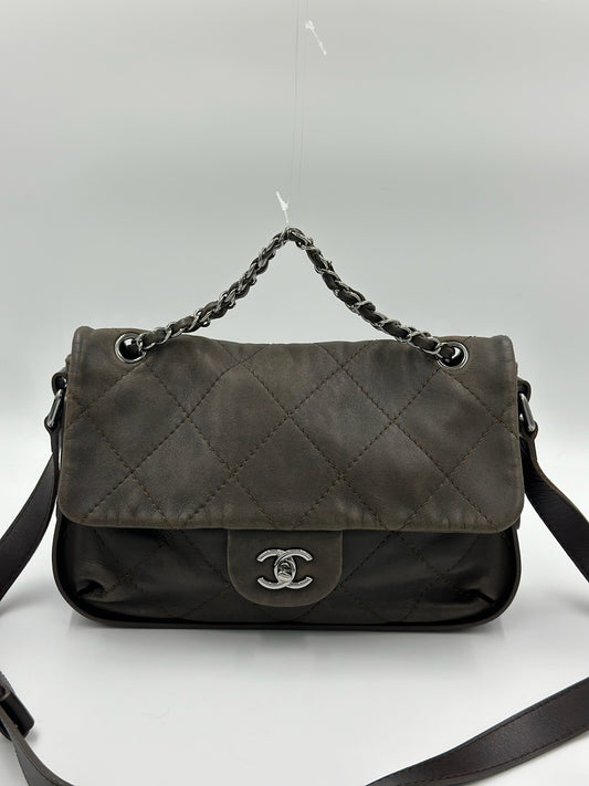 Chanel Shouder Bag Brown / Rank AB