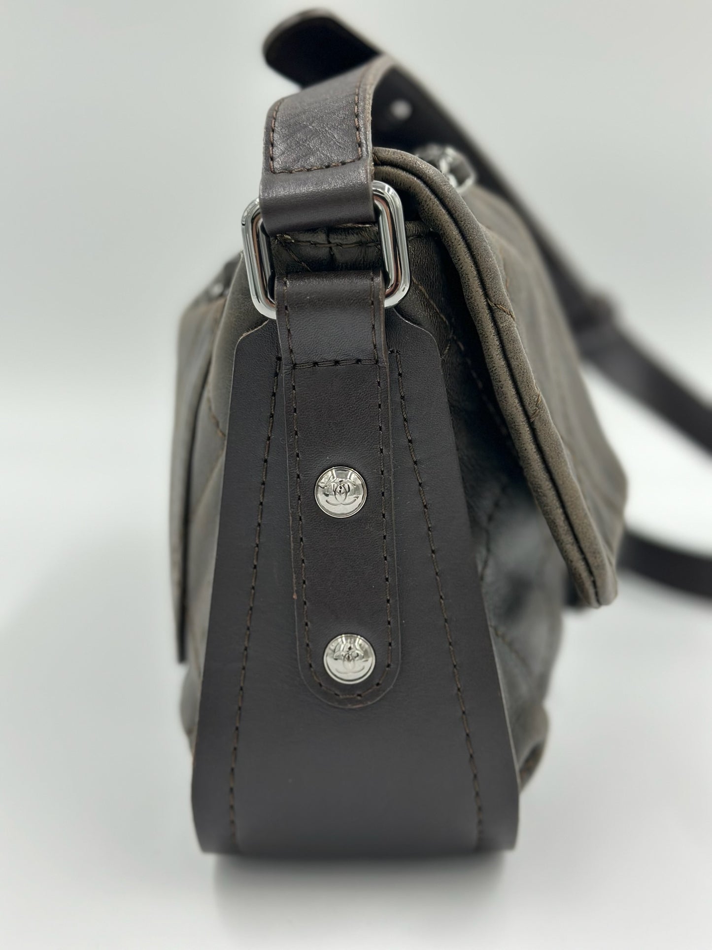 Chanel Shouder Bag Brown / Rank AB