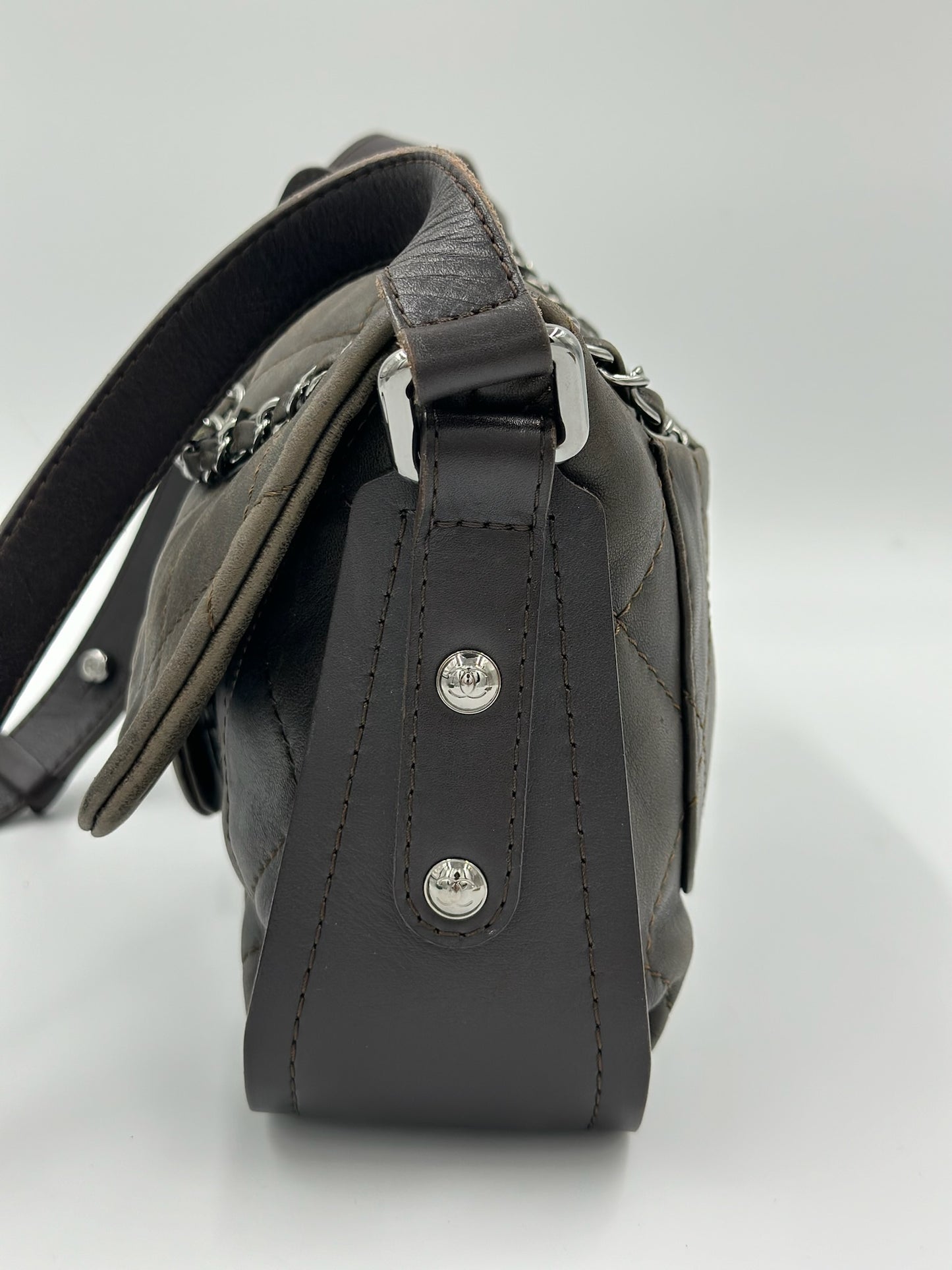 Chanel Shouder Bag Brown / Rank AB