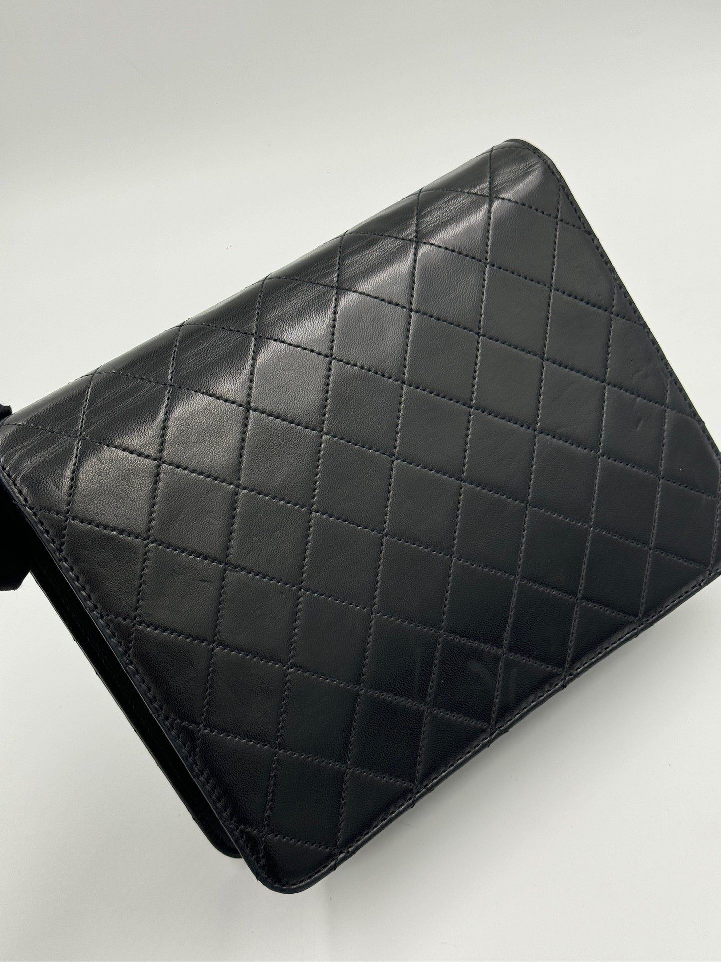 Chanel 22cm vintage 信封包 black 黑色 / Rank AB 24072002