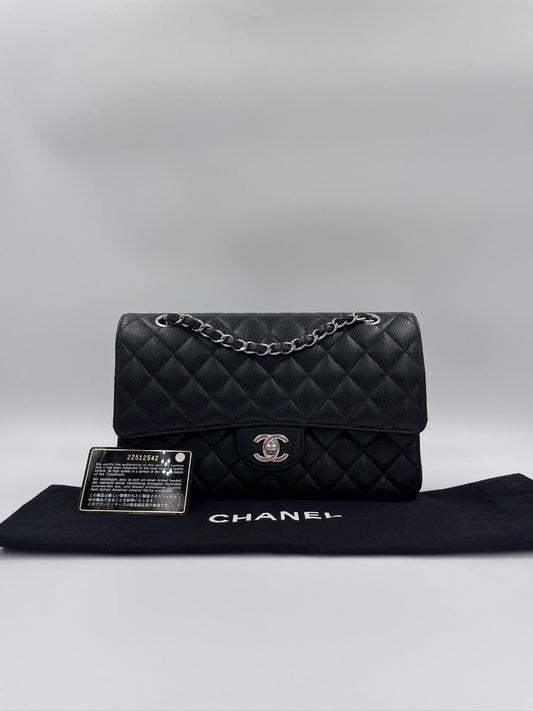 Chanel Classic Flap 25cm Cavier Skin / Rank SA