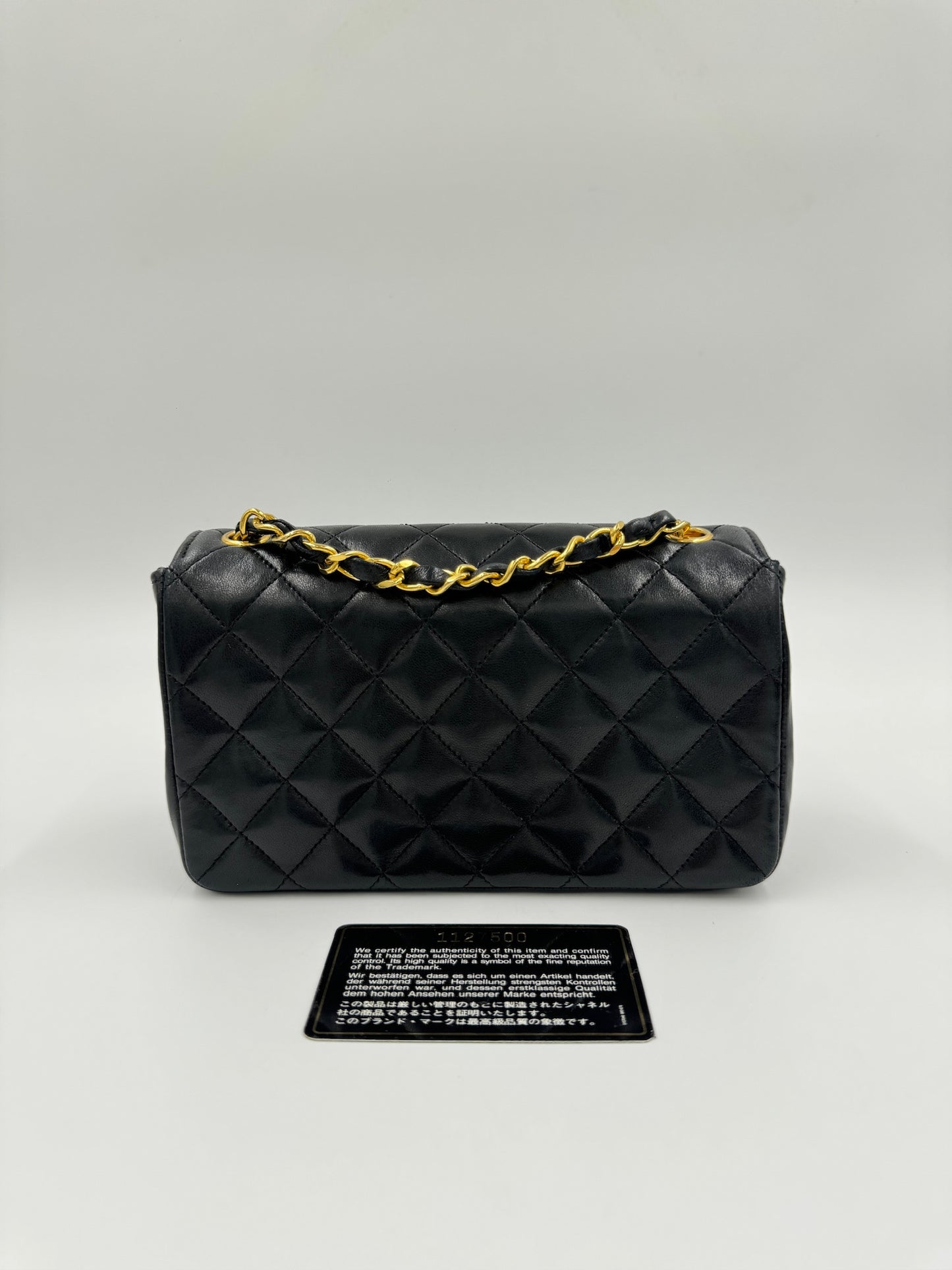 Chanel Vintage Mini CF 20cm Black 黑 / Rank A  24072308