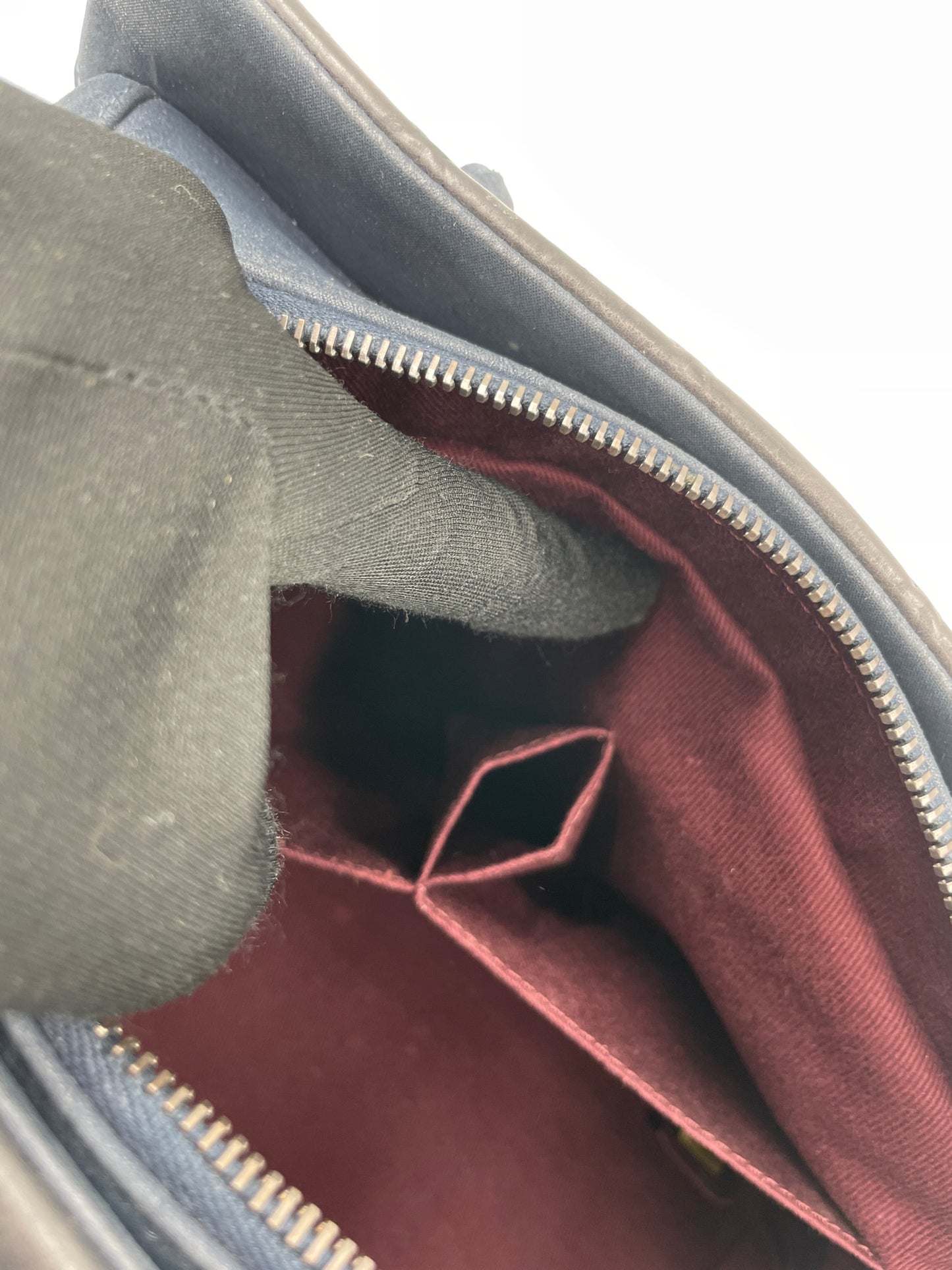 Chanel 牛皮黑銀托特包/Rank SA