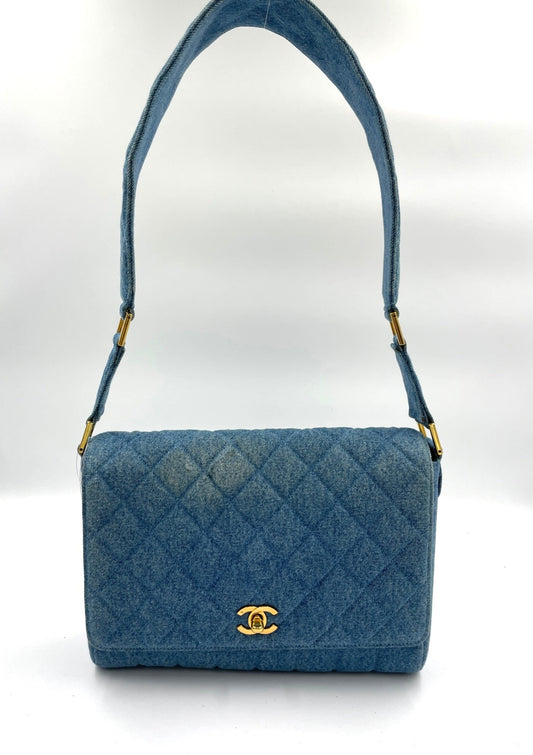 Chanel 牛仔單肩包 / Rank SA