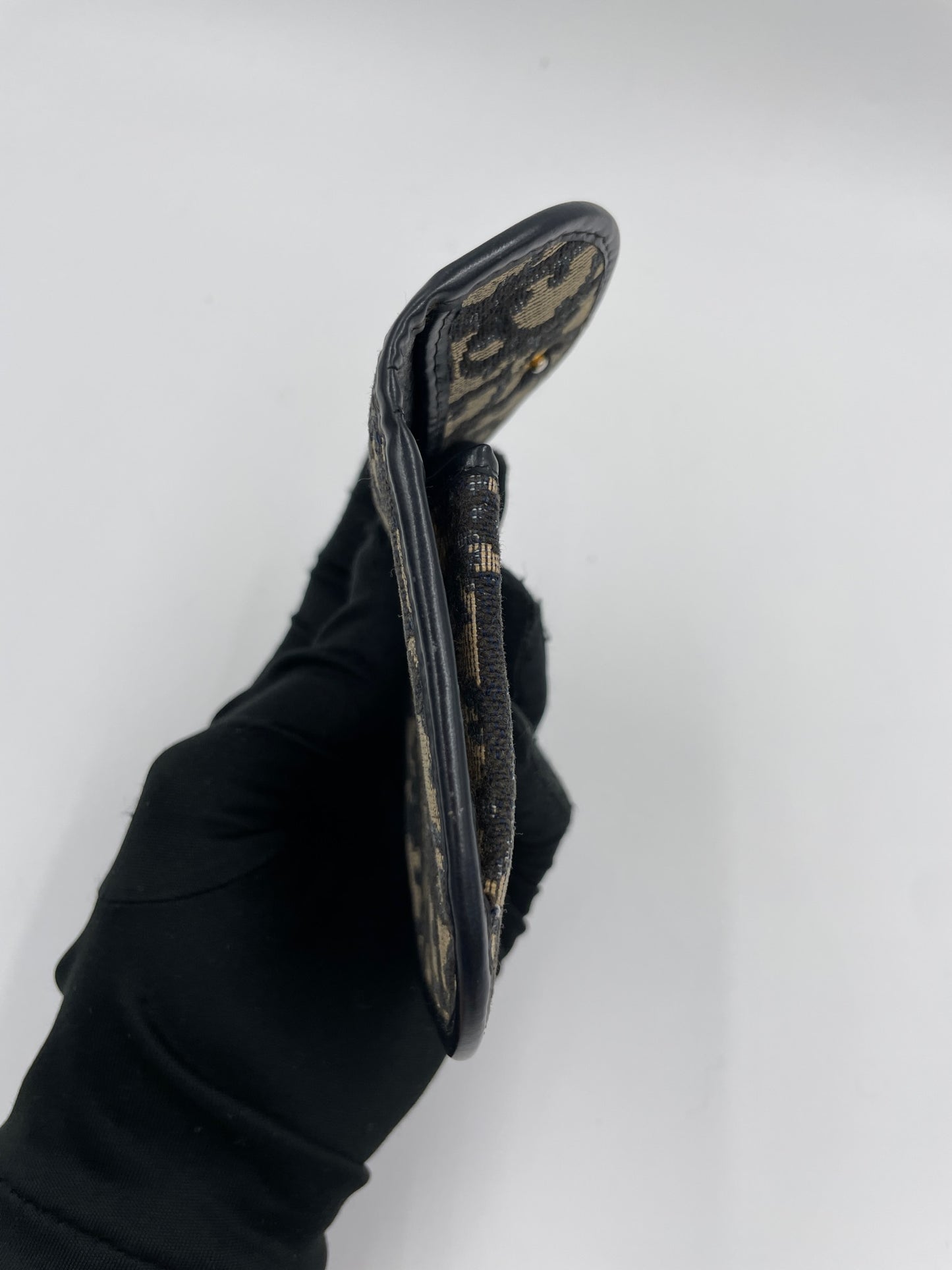 Dior coin holder wallet