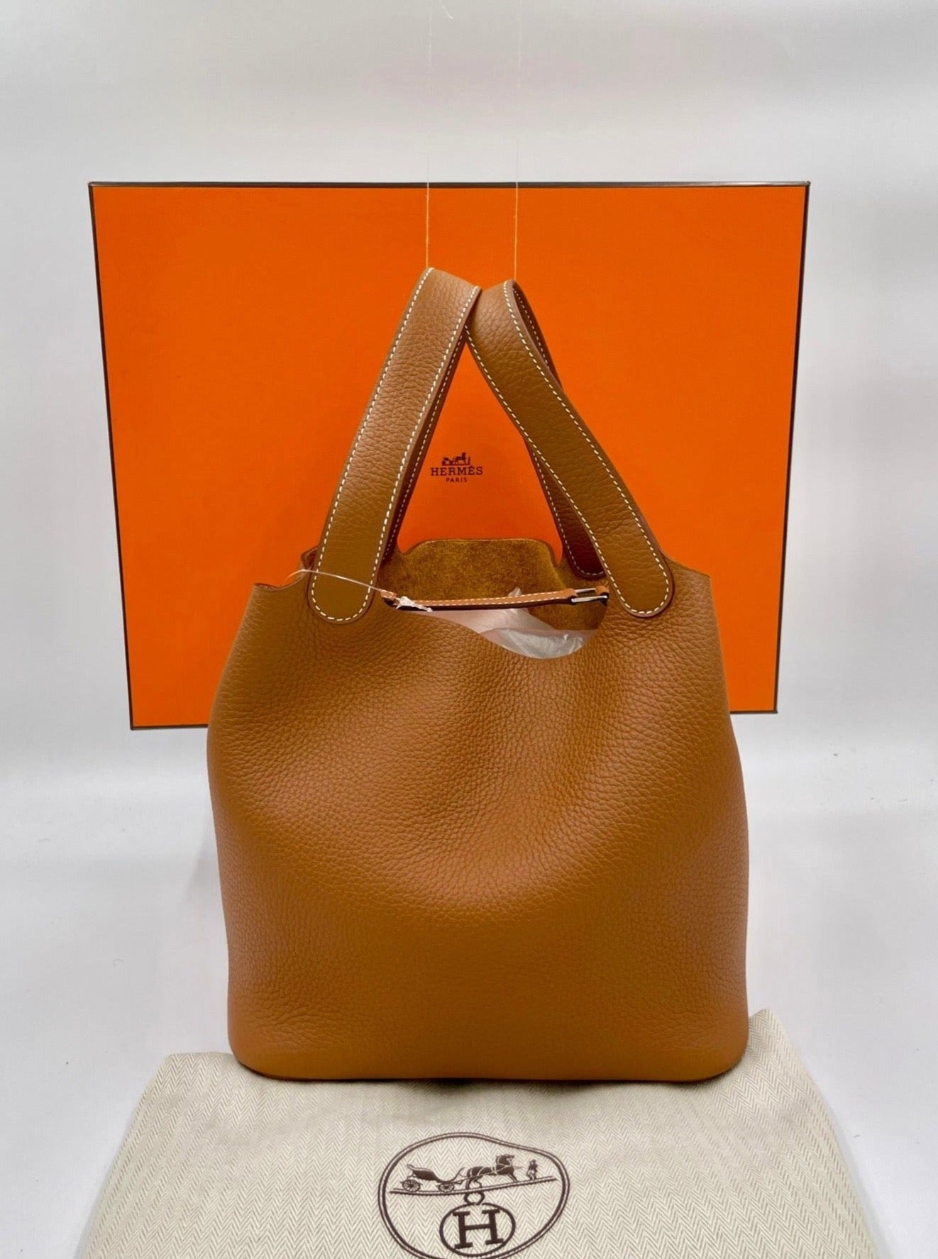 Hermès Picotin 22cm  棕色金菜籃子 / Rank SA