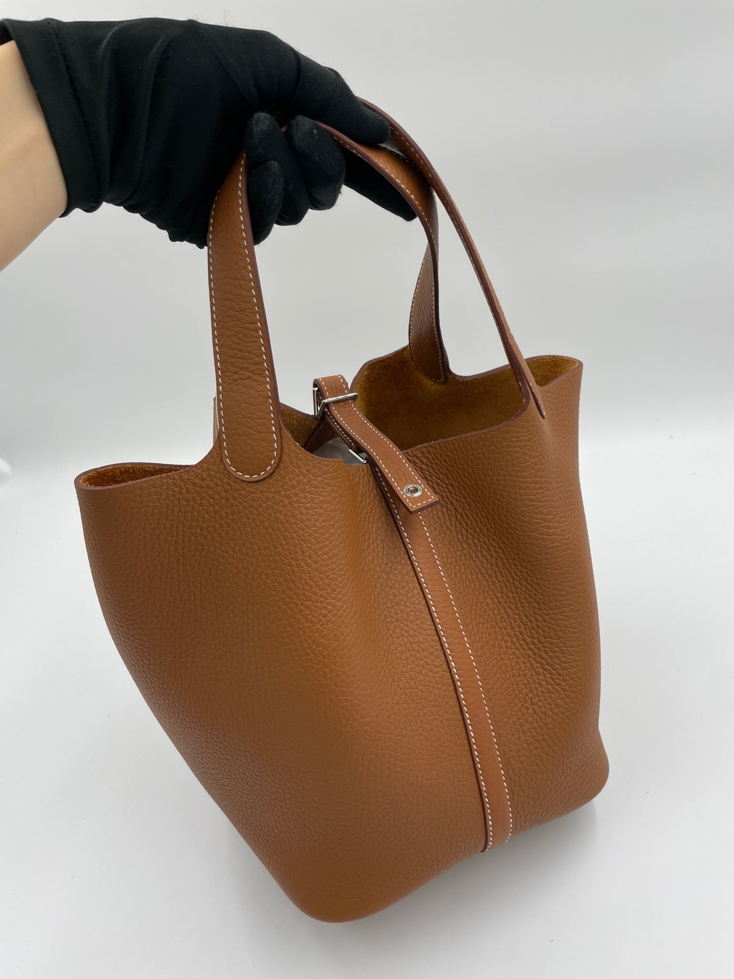 Hermès Picotin 22cm  棕色金菜籃子 / Rank SA
