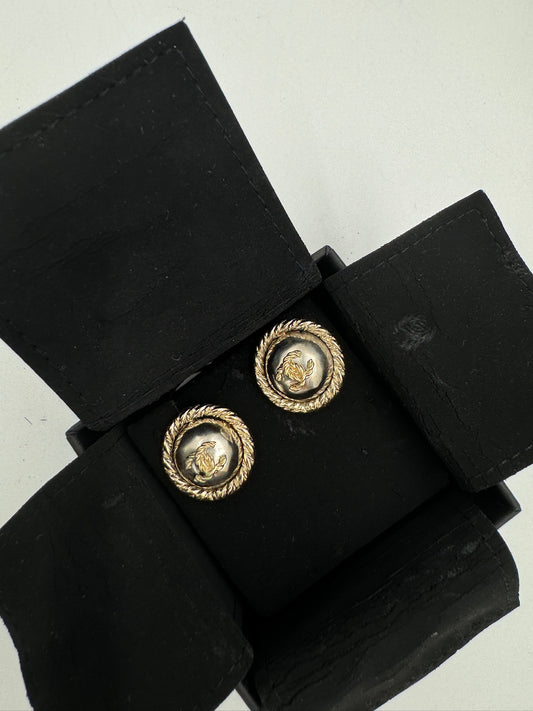 Chanel Round-shaped Earrings 金色圓圈耳環 Gold / Rank N