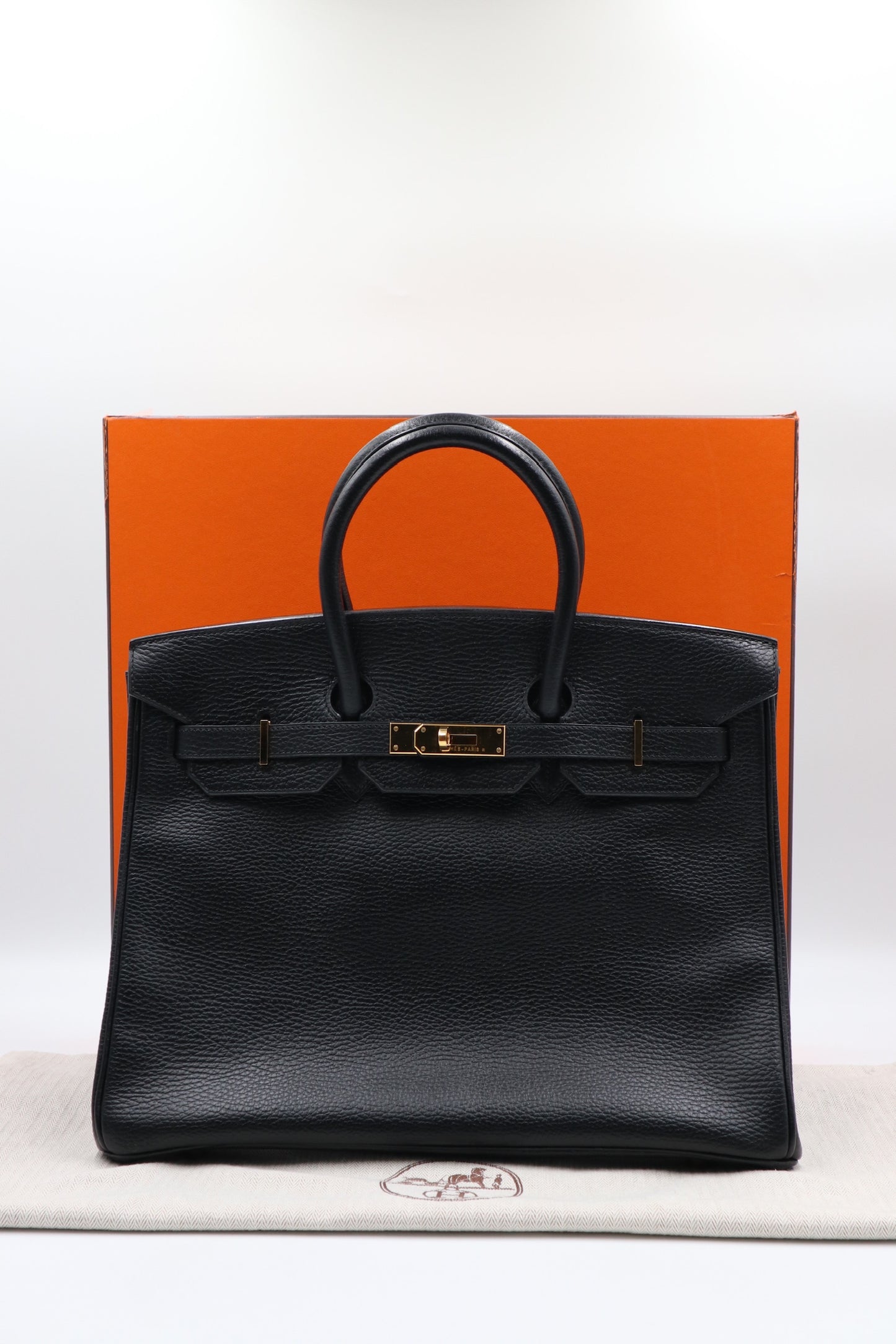 Hermes birkin 35 Black&Gold 鉑金35 黑金/ Rank SA 250722002