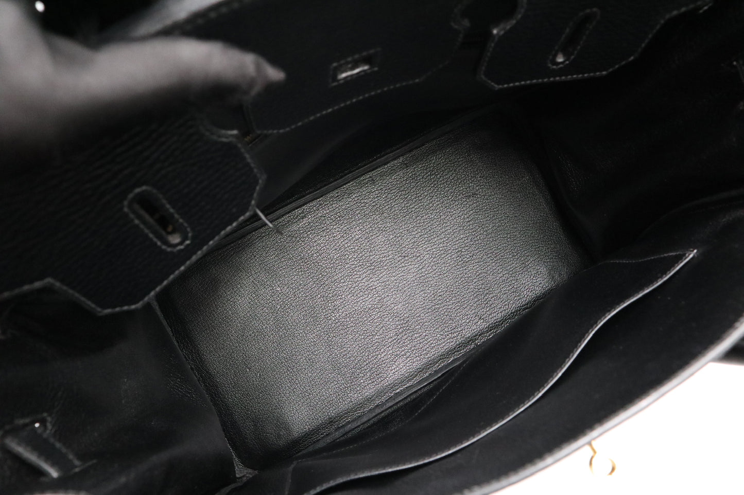 Hermes birkin 35 Black&Gold 鉑金35 黑金/ Rank SA 250722002