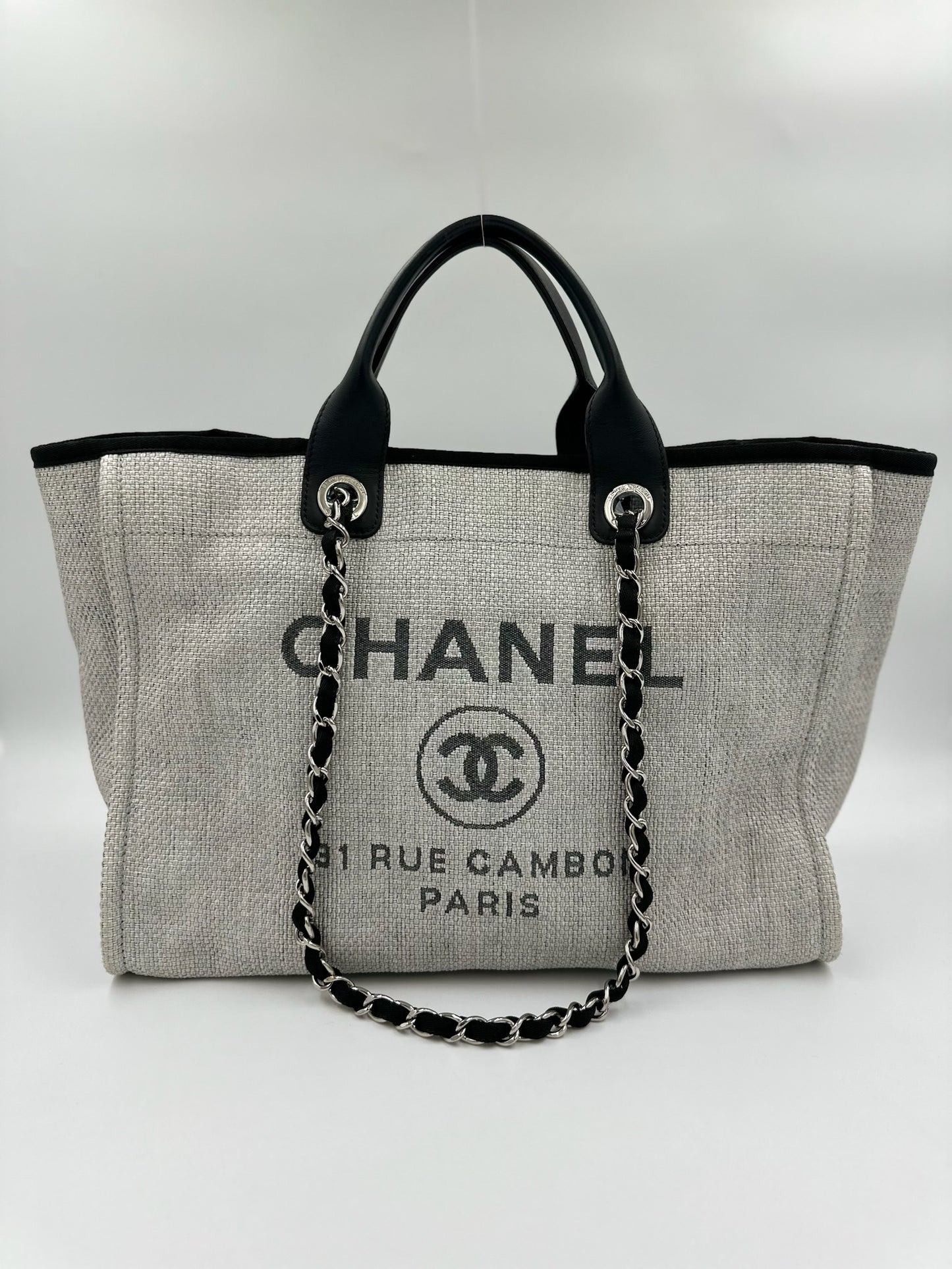 Chanel  沙灘包 2way Gm Gary 灰色 / Rank SA 24072708