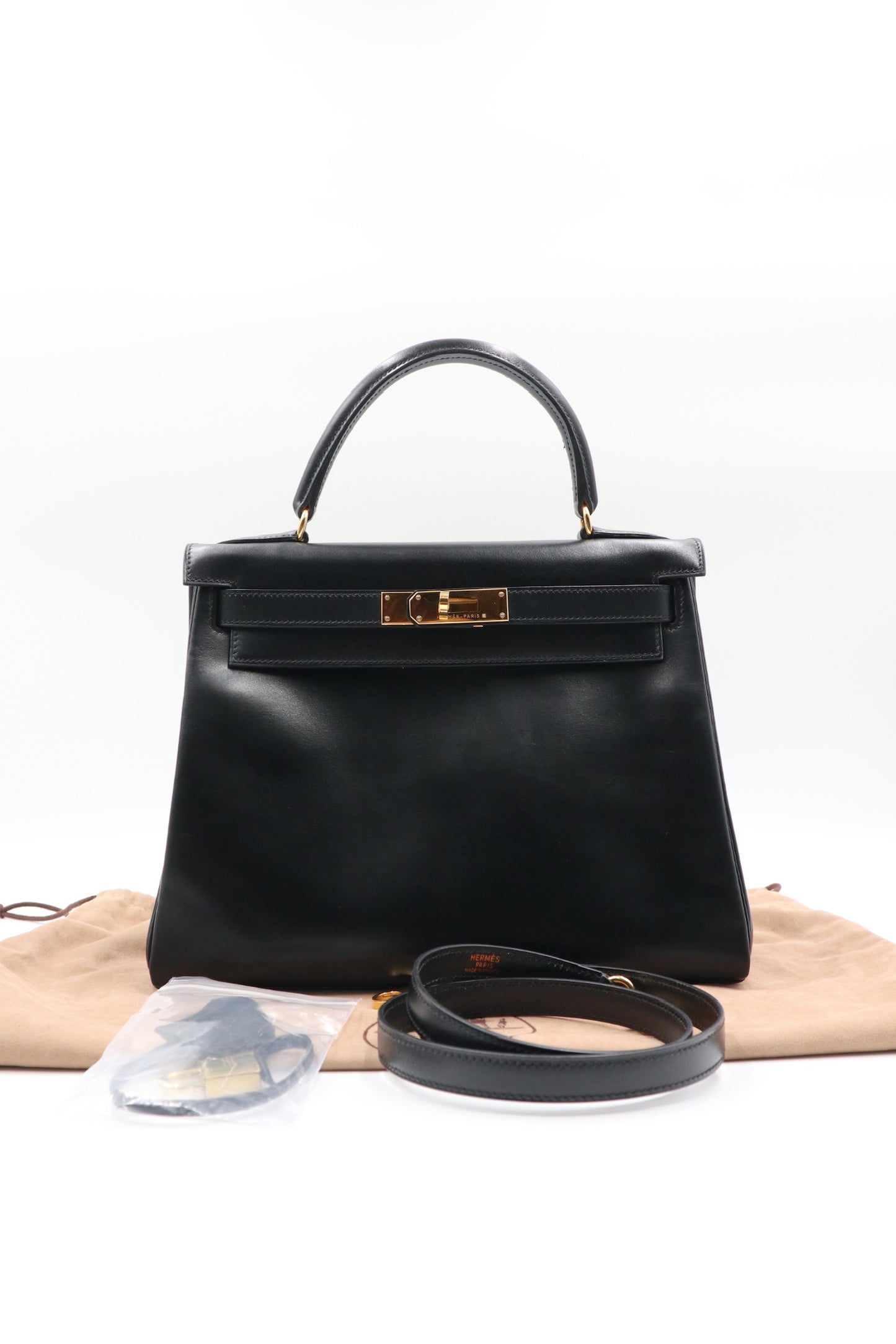 Hermes kelly 28 black / Rank SA