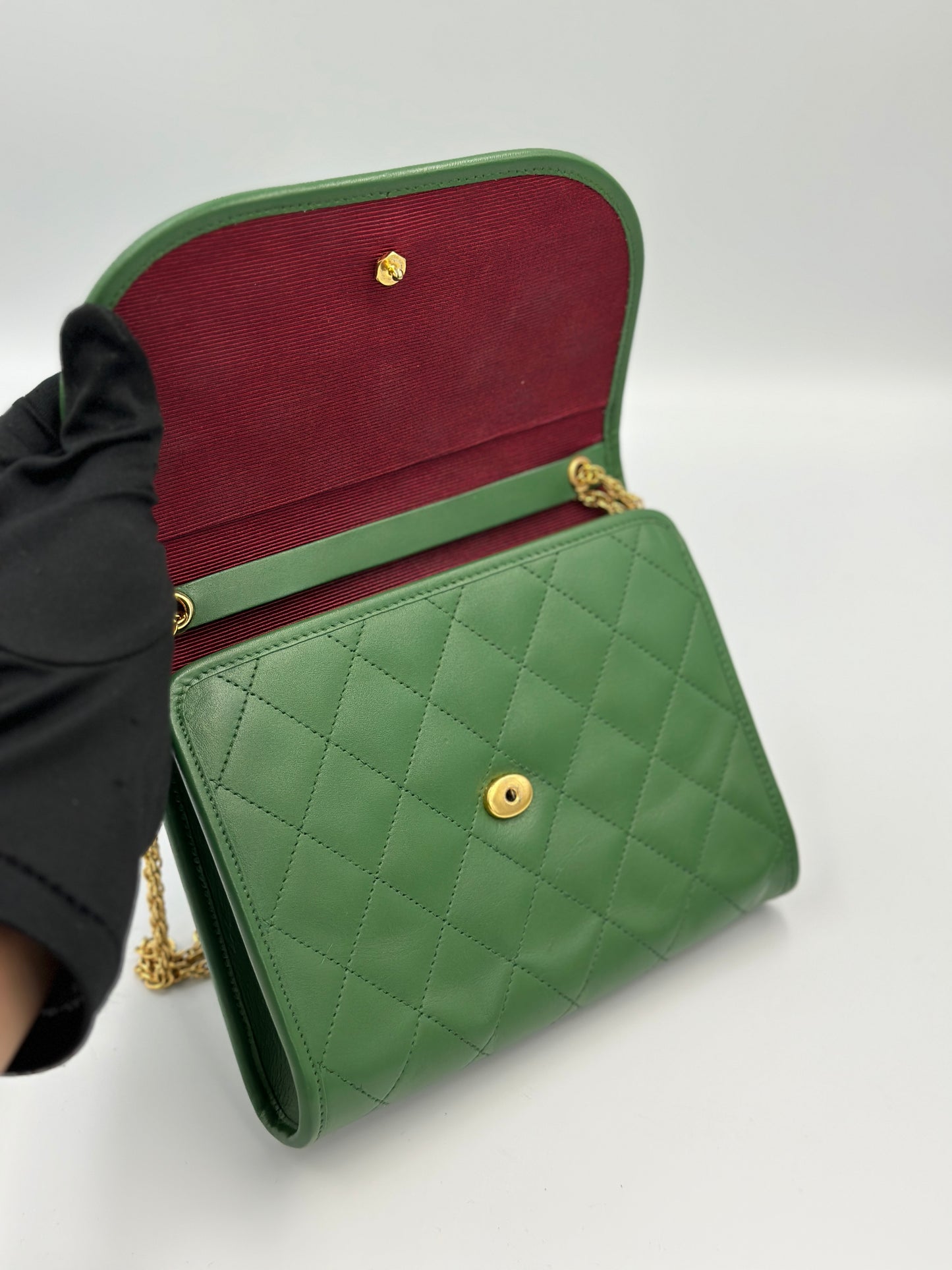 Chanel 綠色Mini Coco 1986